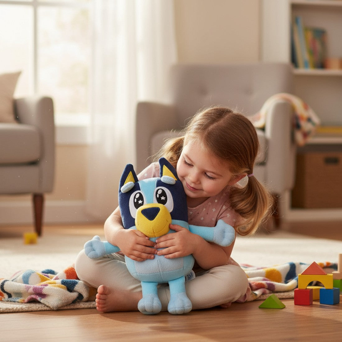 Peluche douce Bluey mignon