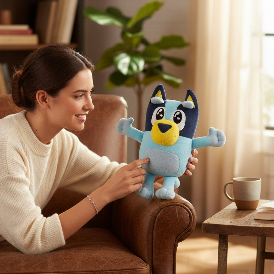 Peluche douce Bluey mignon