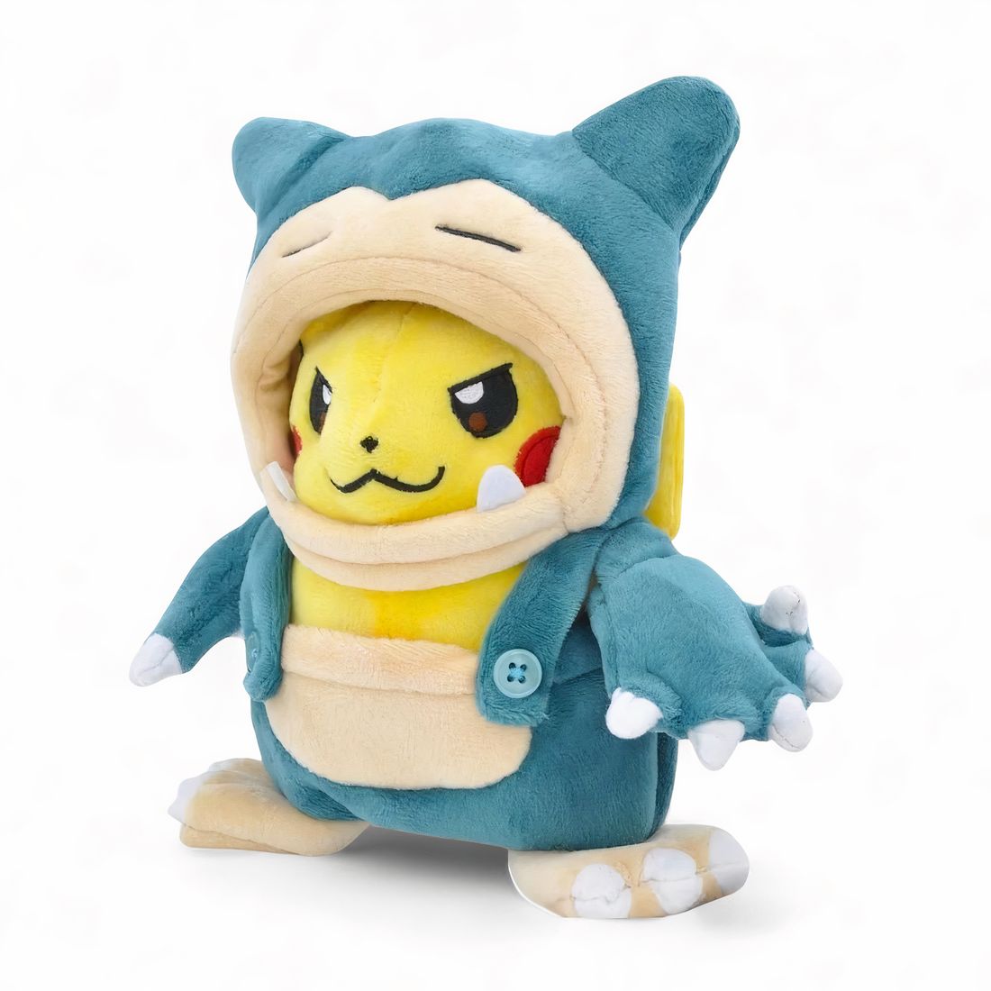 Peluche Pokémon - Pikachu déguisé en Ronflex