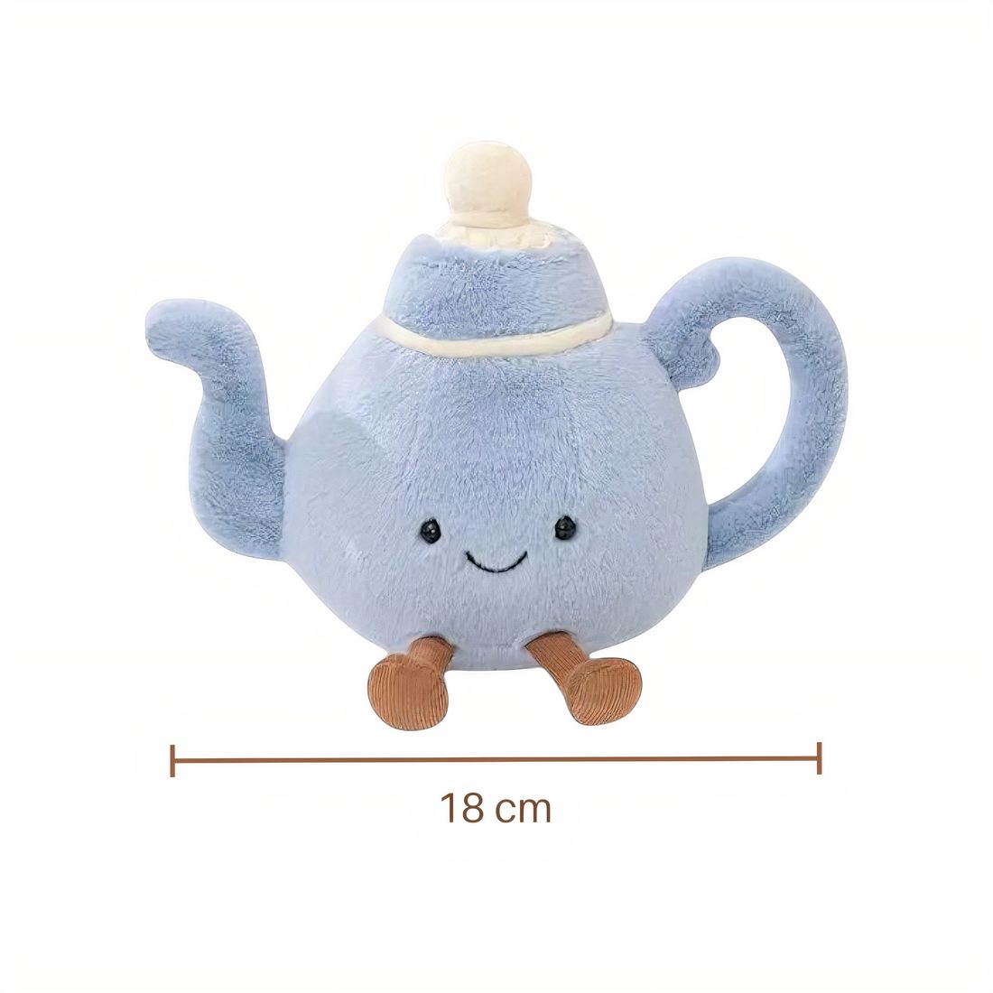 Peluche kawaii tea time duo tasse et théière