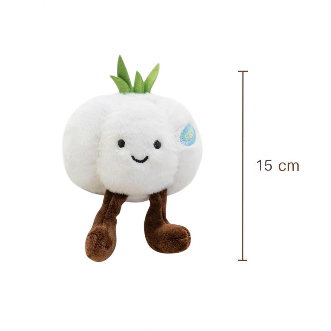 Peluche légume kawaii ail moelleux