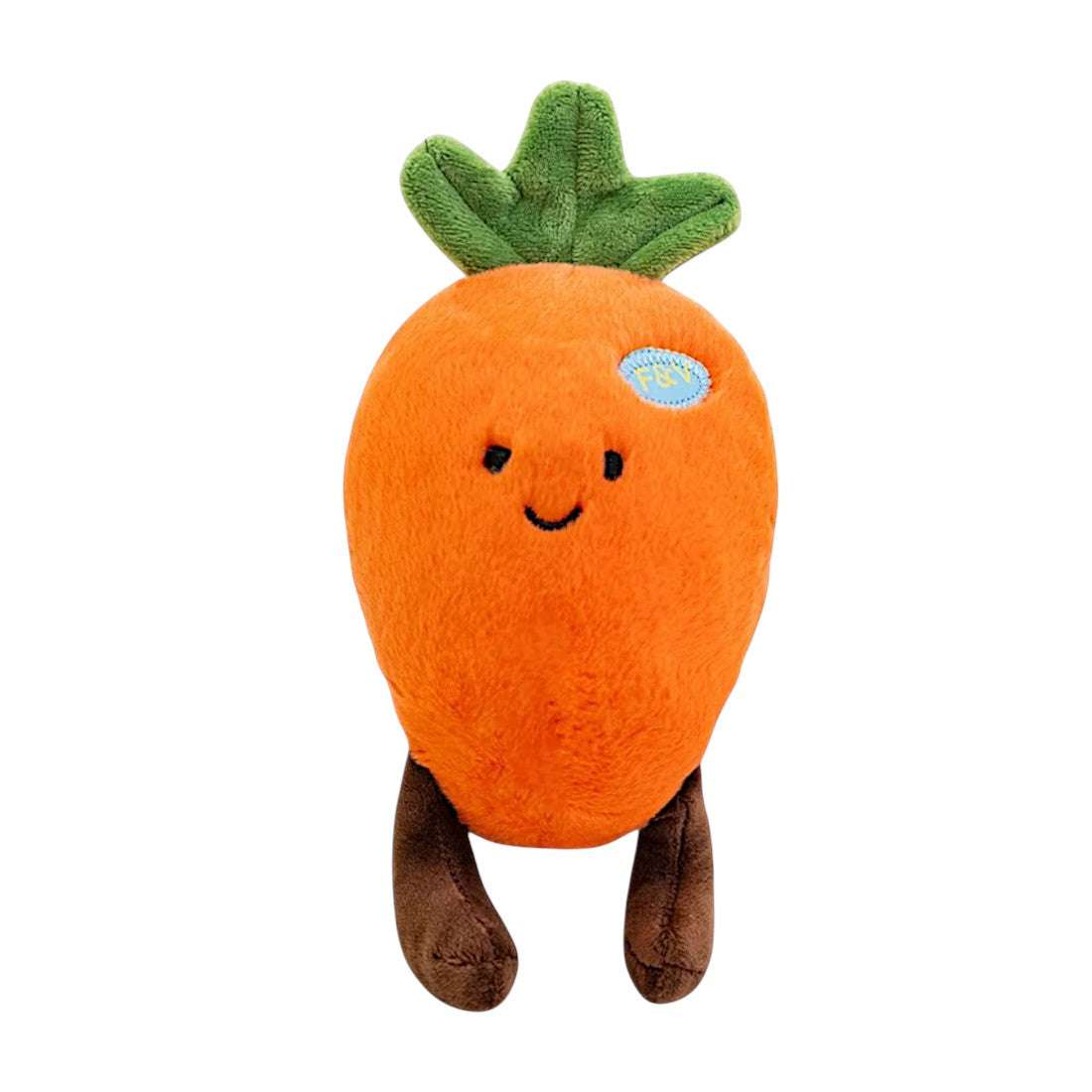 Peluche légume kawaii carotte joyeuse