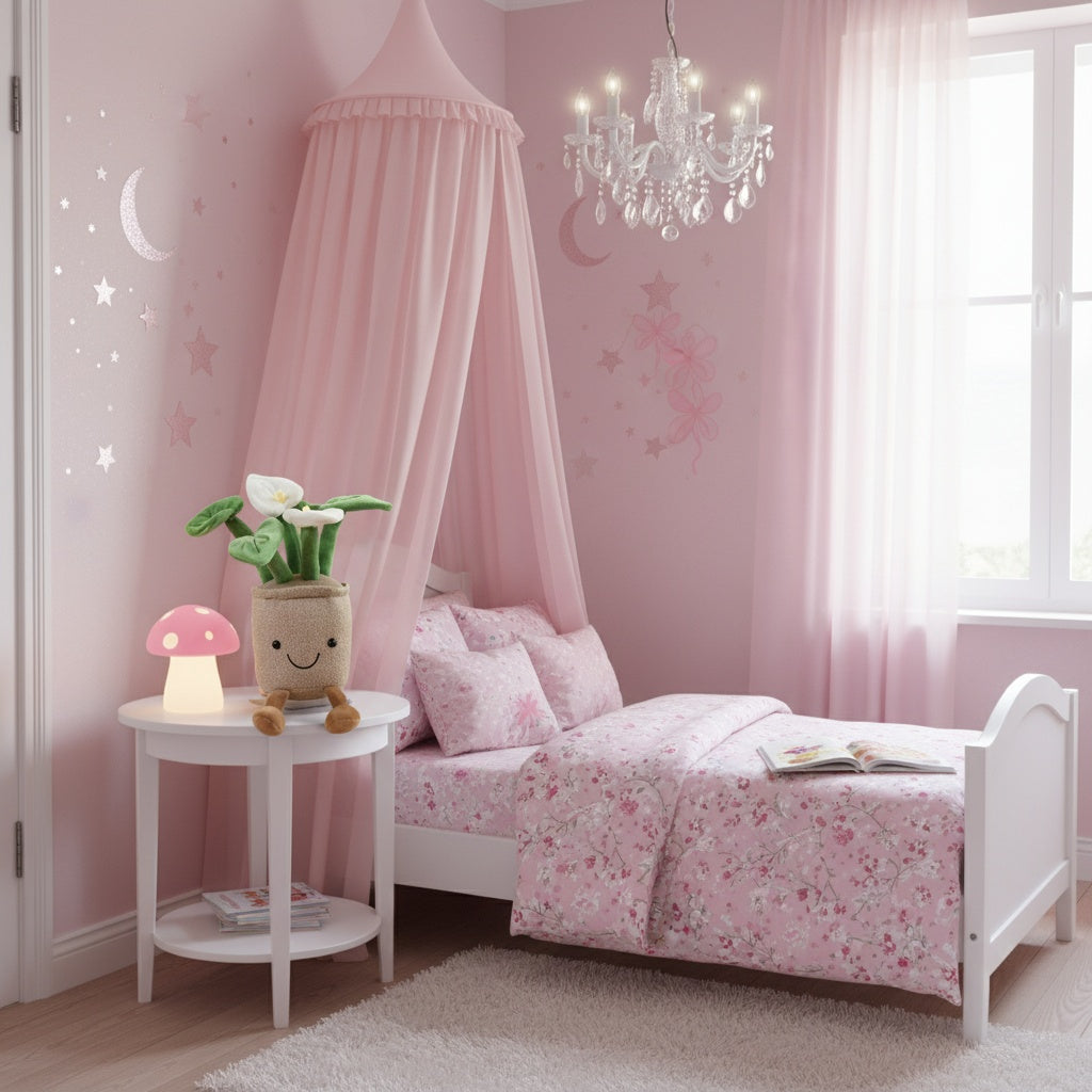 Peluche plante kawaii fleur de lune souriante