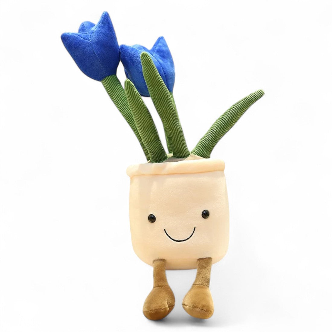 Peluche plante kawaii tulipes en pot