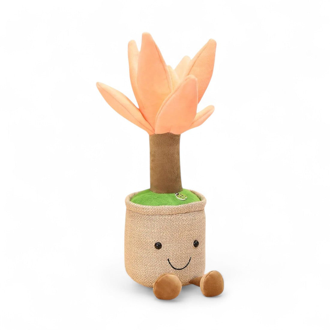 Peluche plante kawaii yucca en pot