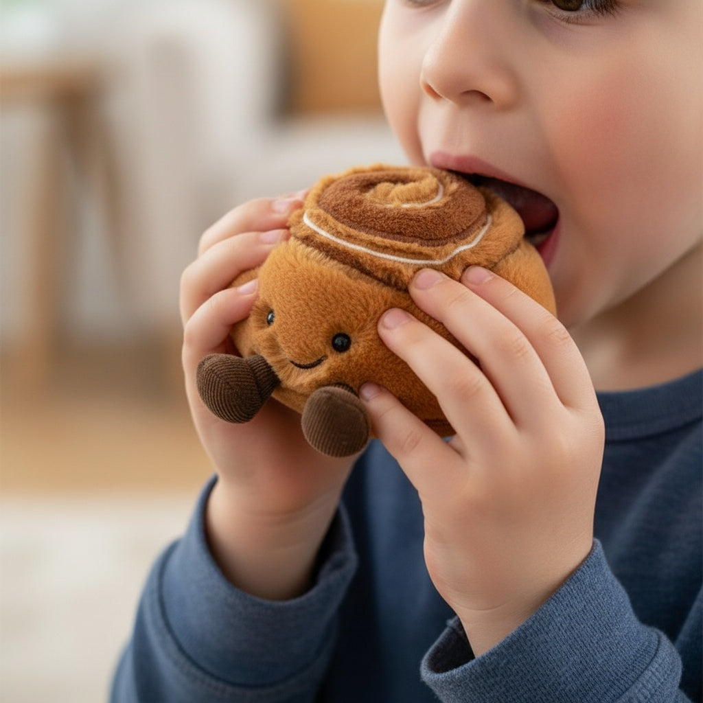 Peluche tea time kawaii cinnamon roll