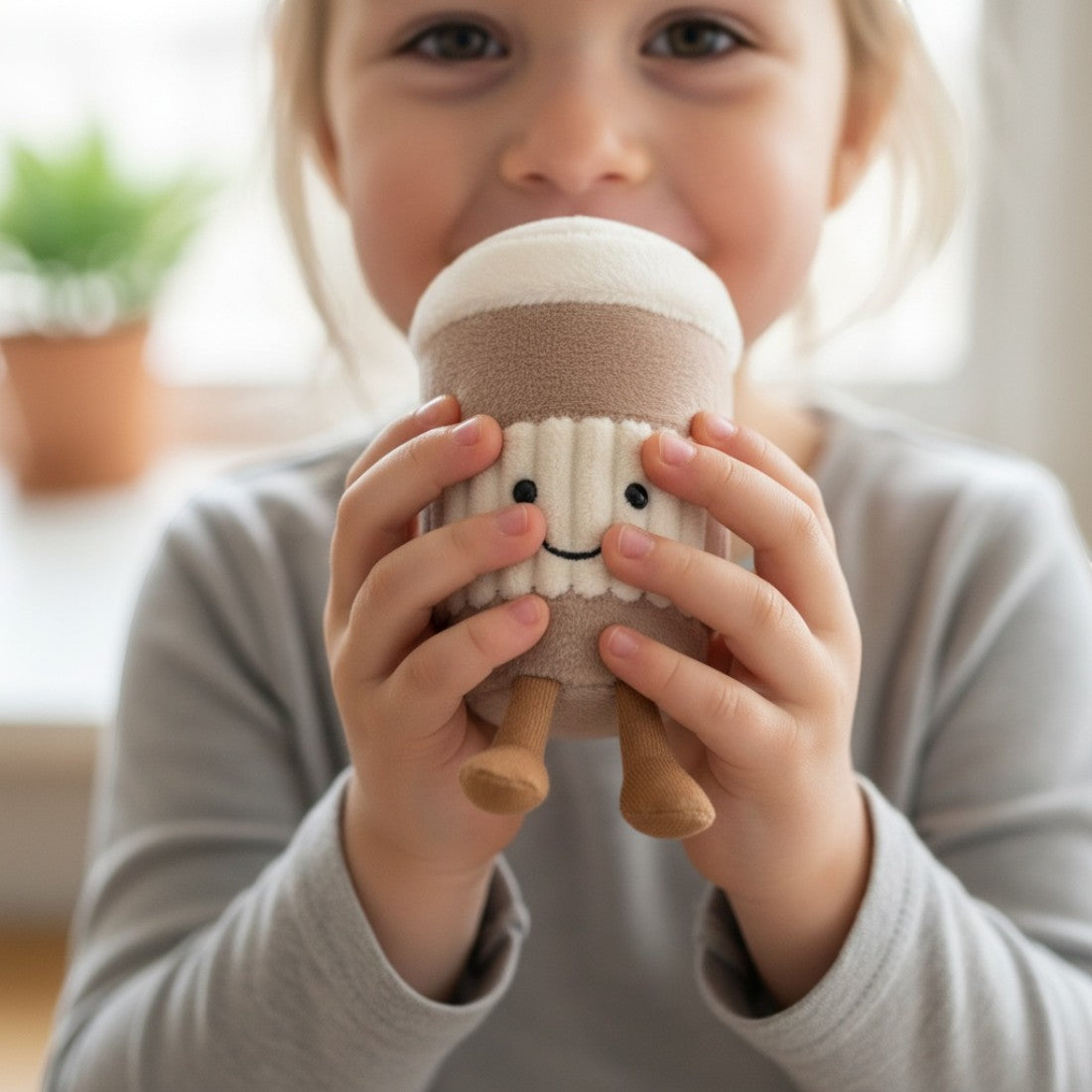 Peluche tea time kawaii latte gourmand