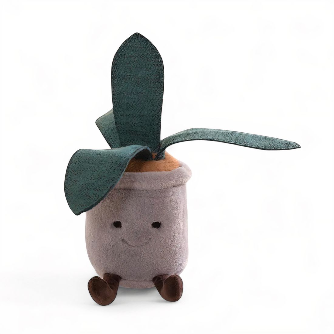 Peluche plante kawaii pot verdure