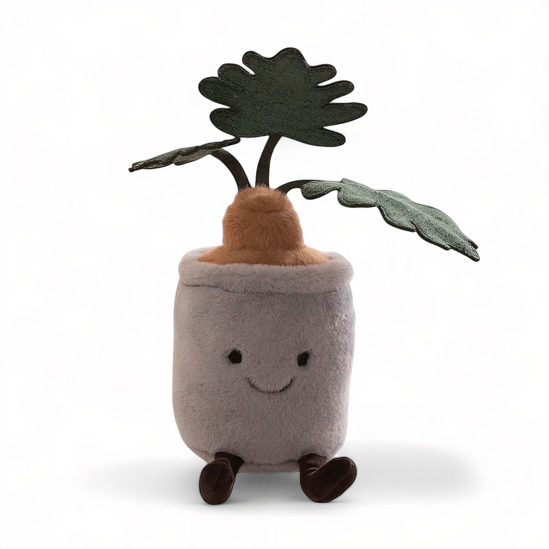 Peluche plante kawaii pot verdure