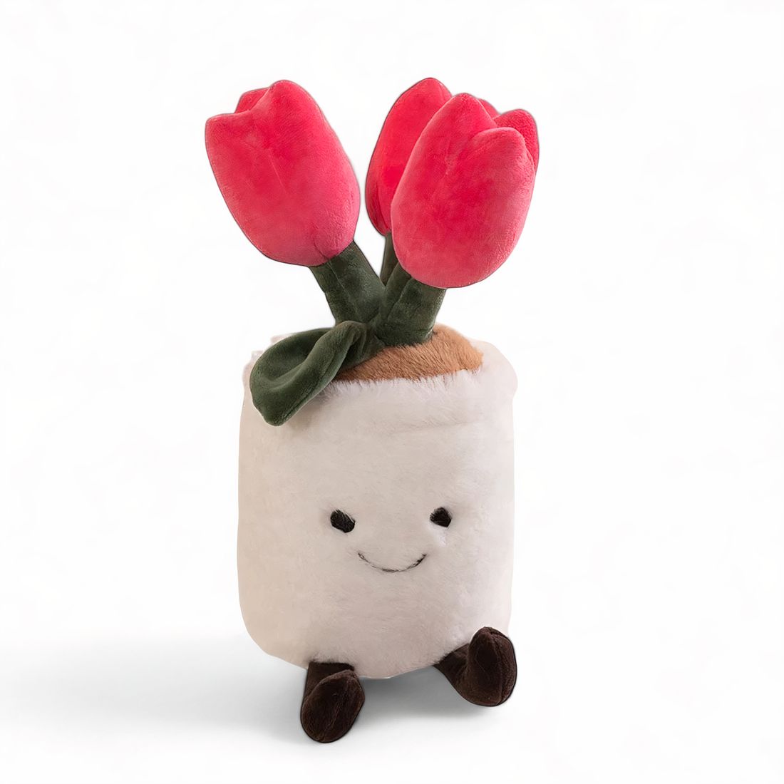 Peluche plante kawaii pot verdure