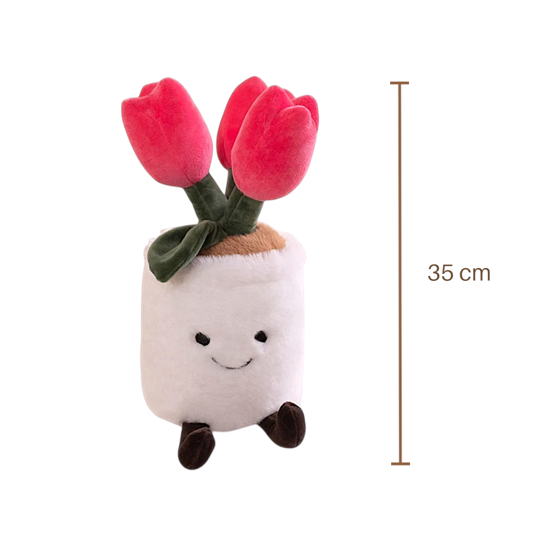 Peluche plante kawaii pot verdure