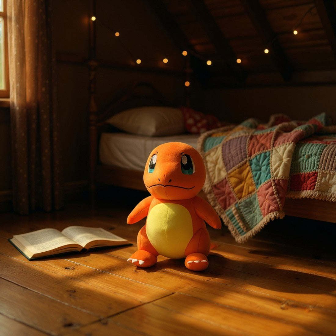 Peluche Pokémon – Salamèche flamboyant