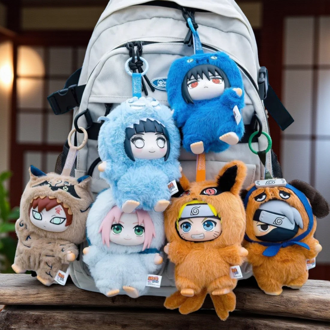 Blind box peluche Naruto déguisé en créature kawaii