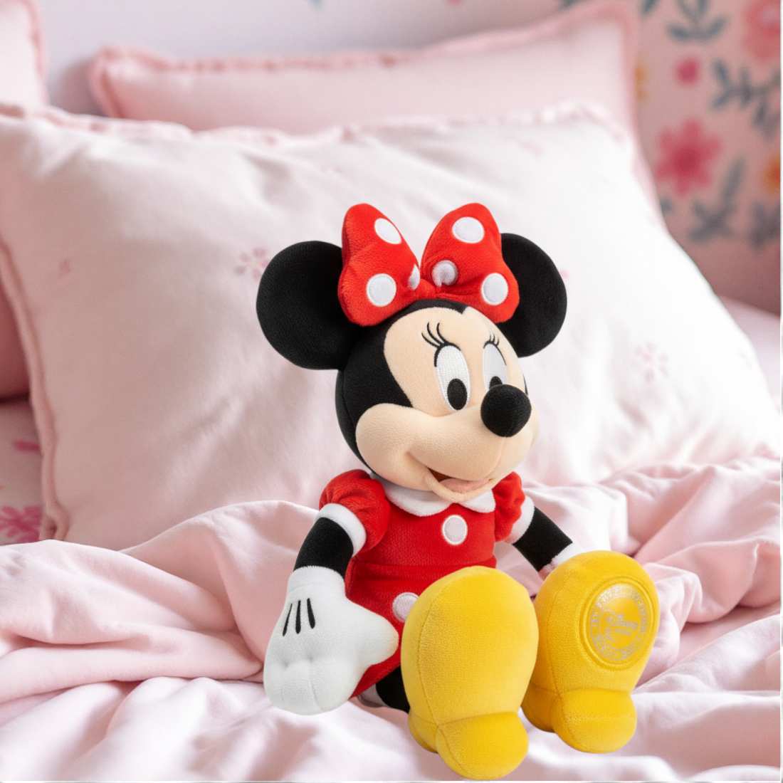 Peluche Minnie robe rouge iconique
