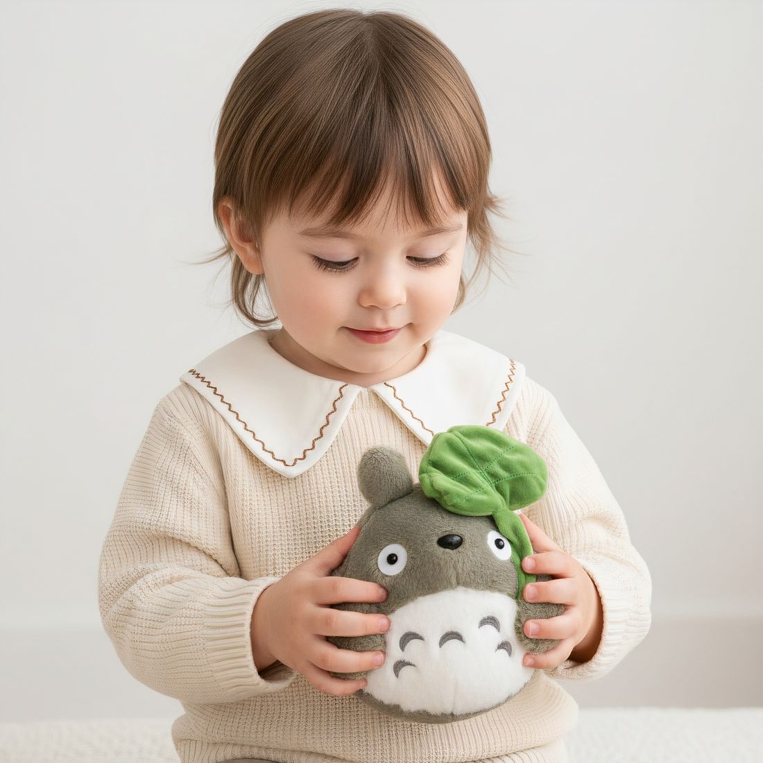 Peluche Ghibli Totoro ronde et moelleuse