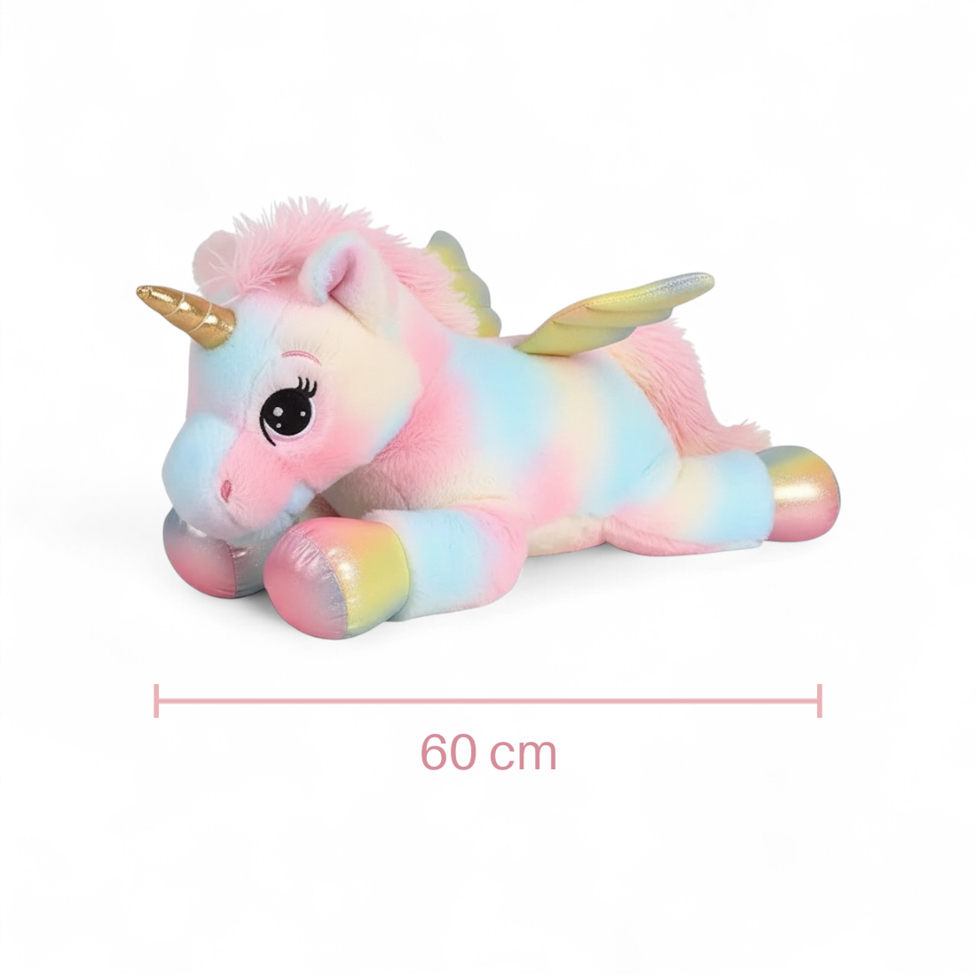 Peluche licorne féerique géante