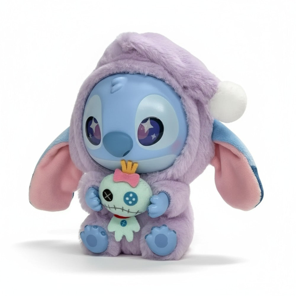 Blind box peluche Stitch en pyjama mignon