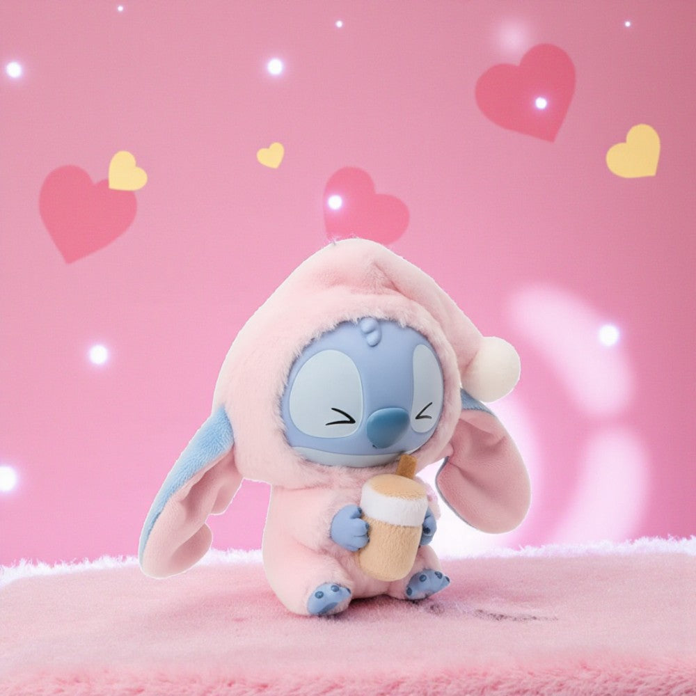 Blind box peluche Stitch en pyjama mignon