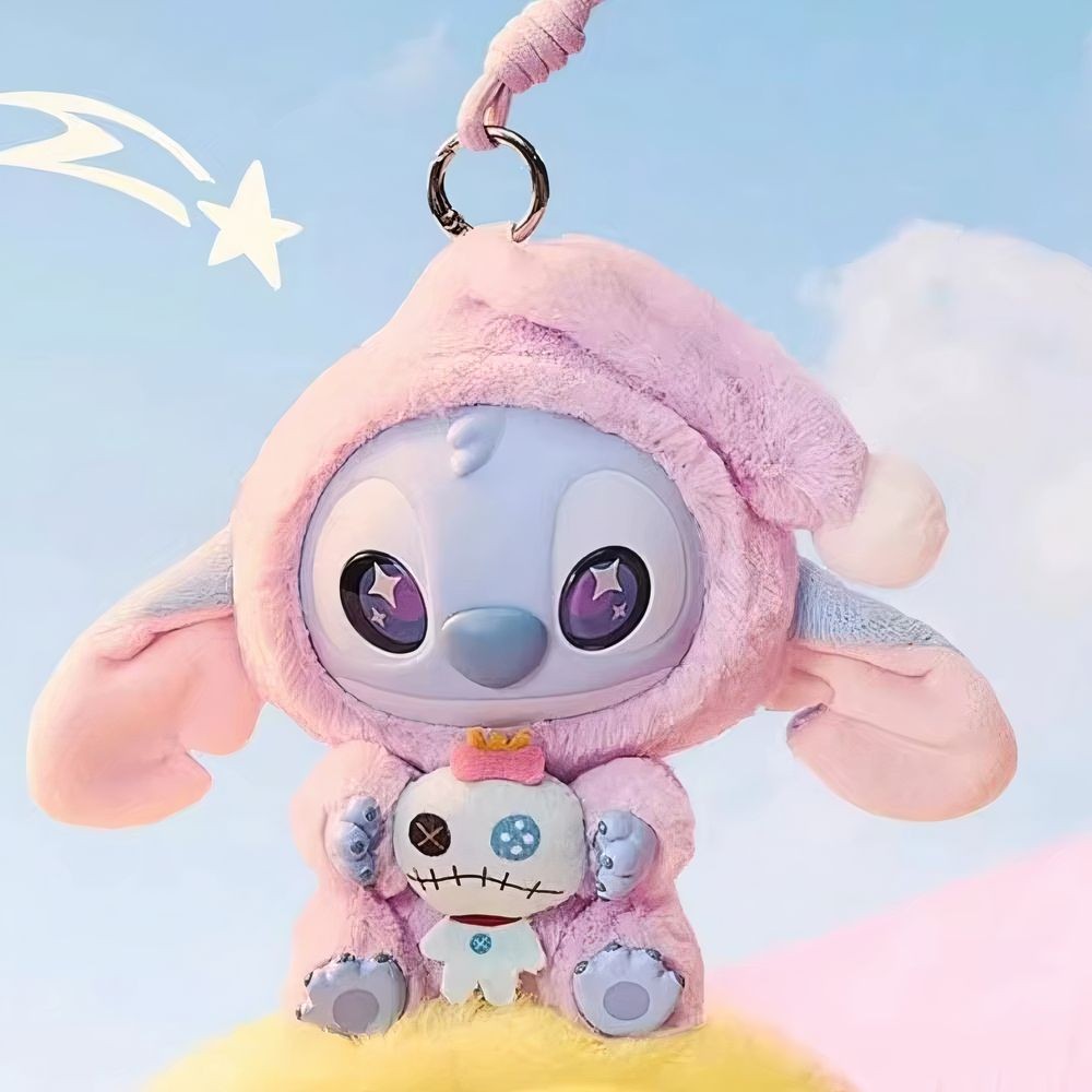 Blind box peluche Stitch en pyjama mignon