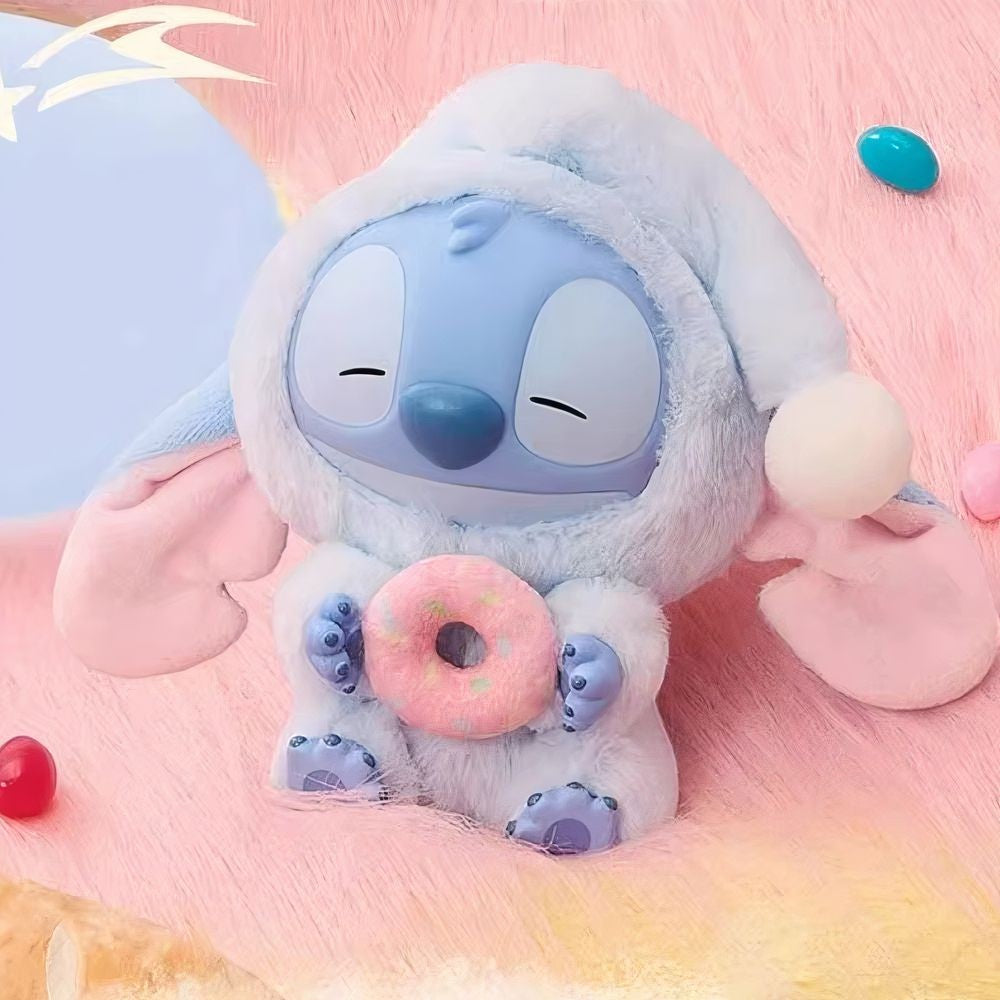 Blind box peluche Stitch en pyjama mignon