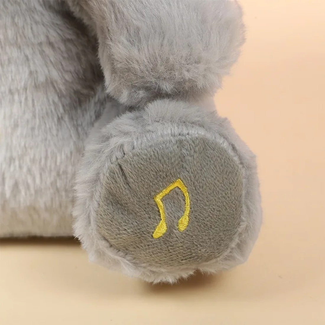 Éléphant en peluche veilleuse apaisante