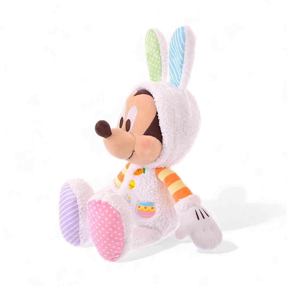 Peluche Mickey lapin coloré de Pâques