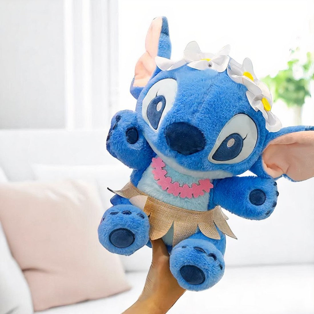 Peluche Stitch look hawaïen