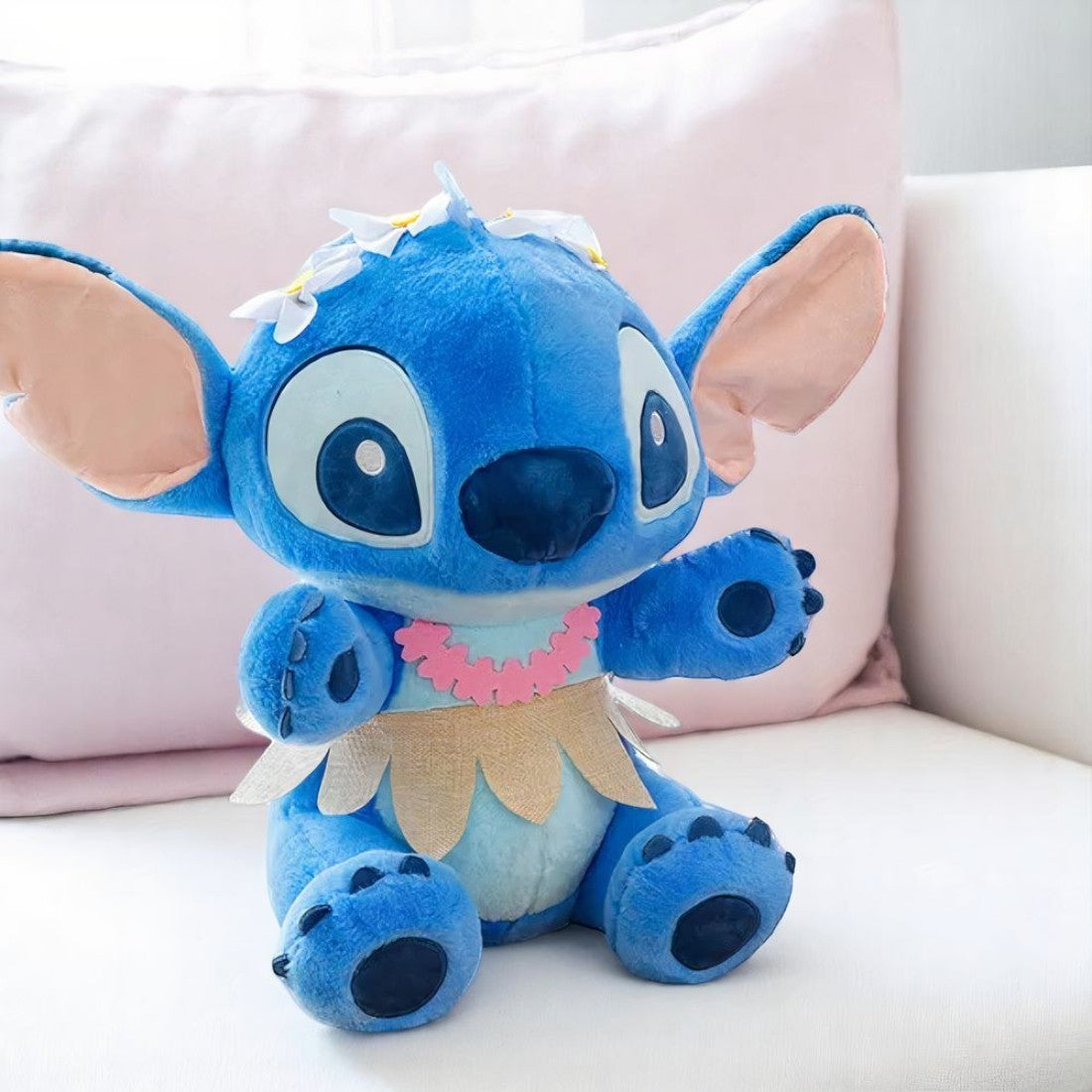 Peluche Stitch look hawaïen