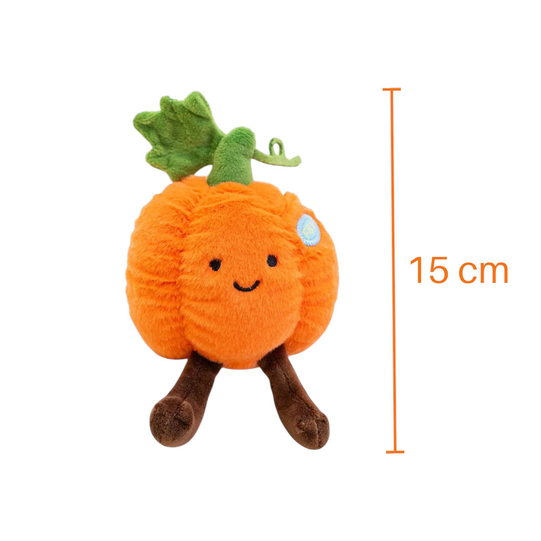 Peluche légume kawaii citrouille adorable