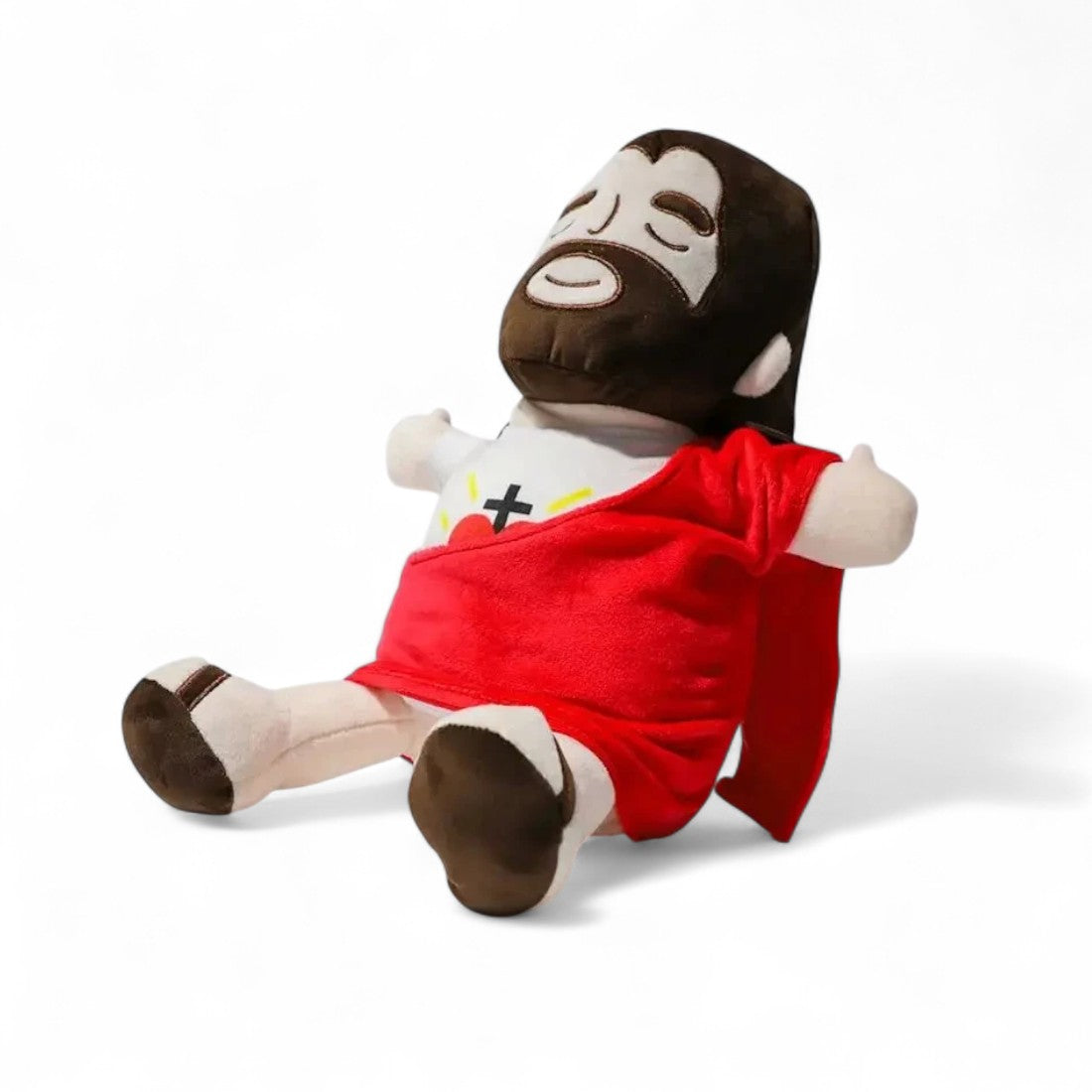 Peluche veilleuse Jésus respirante avec lumière chaude