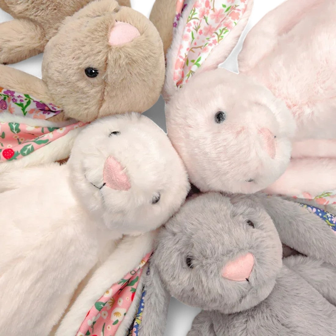 Lapin en peluche avec motif Liberty