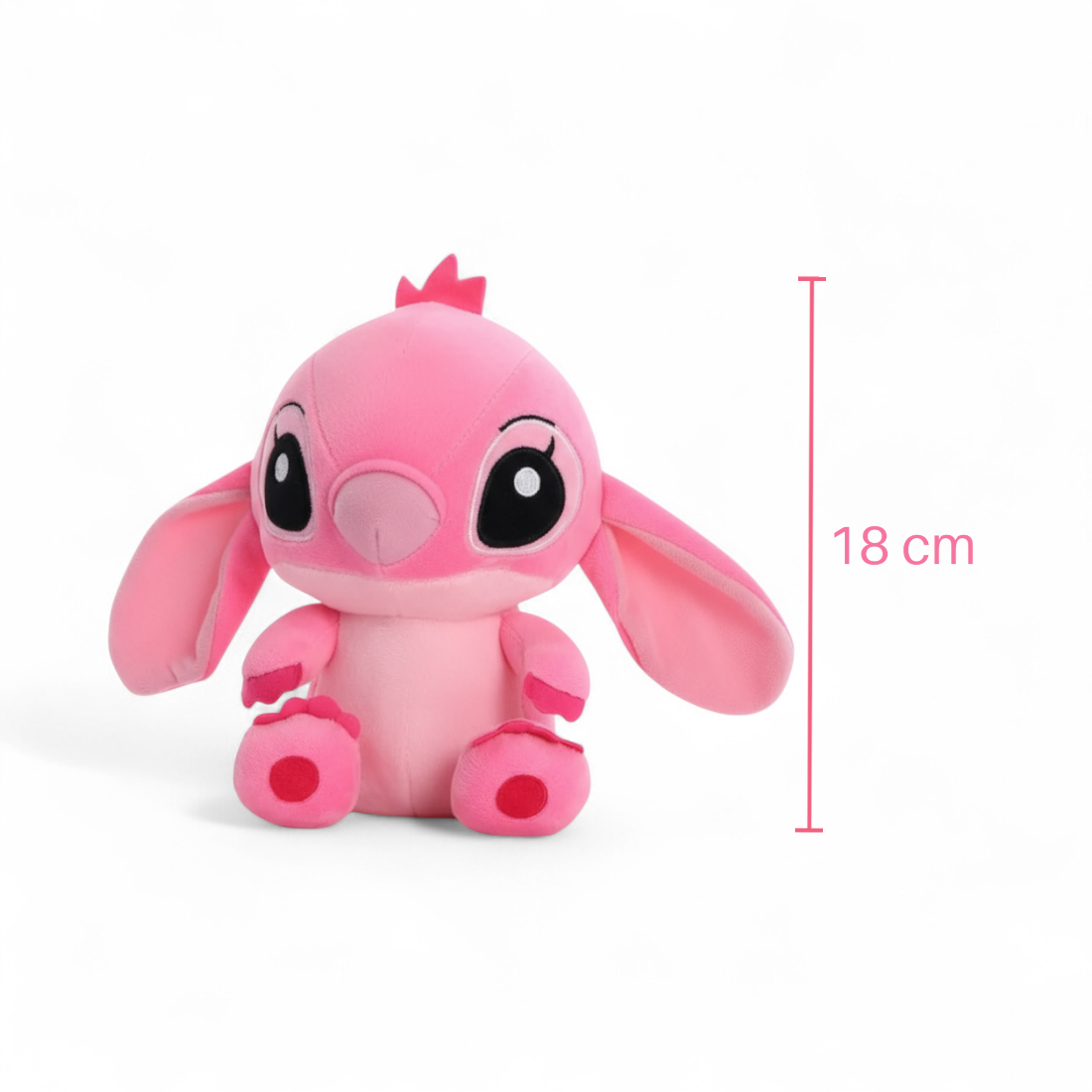 Peluche Angel rose tendre