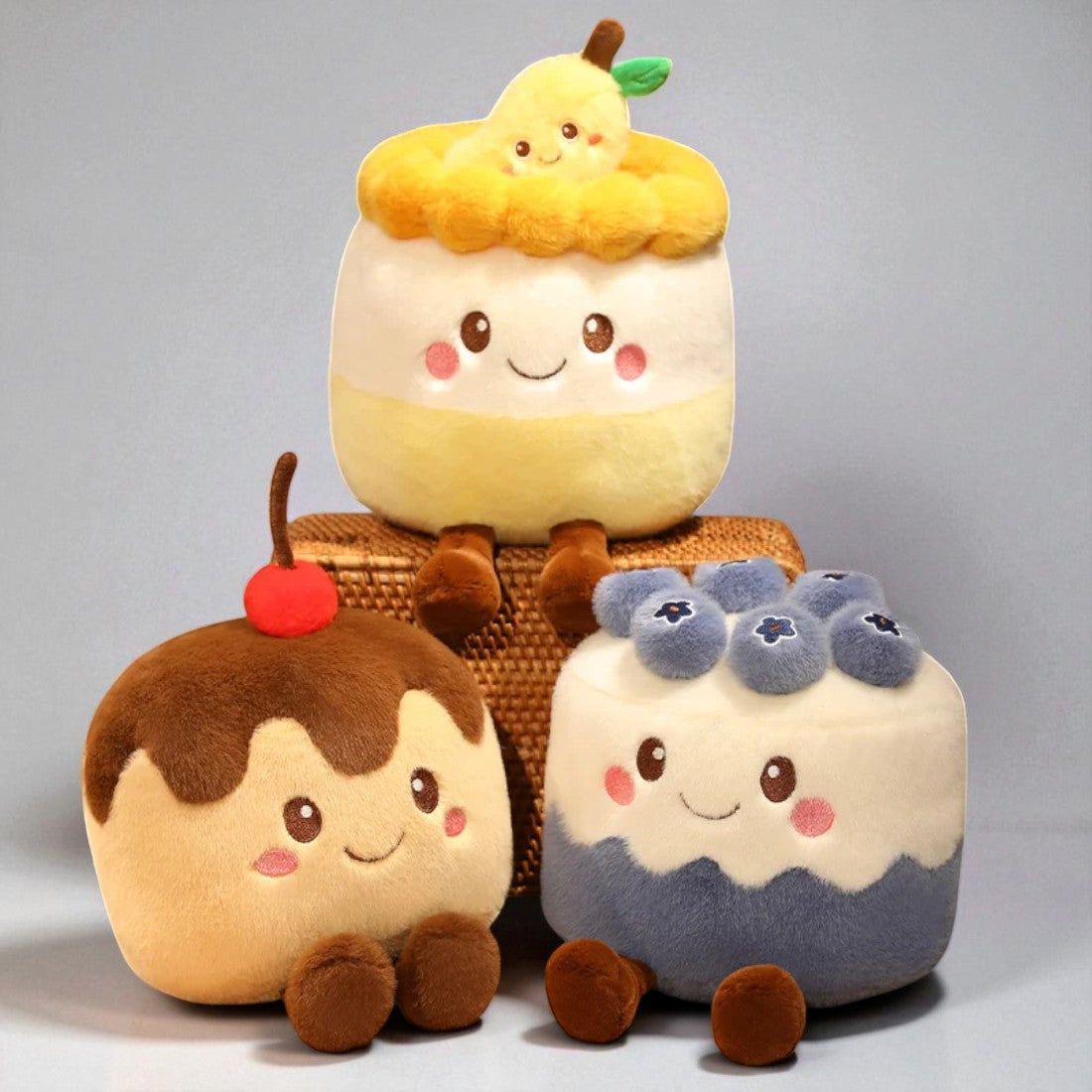 Peluche kawaii gâteau gourmand
