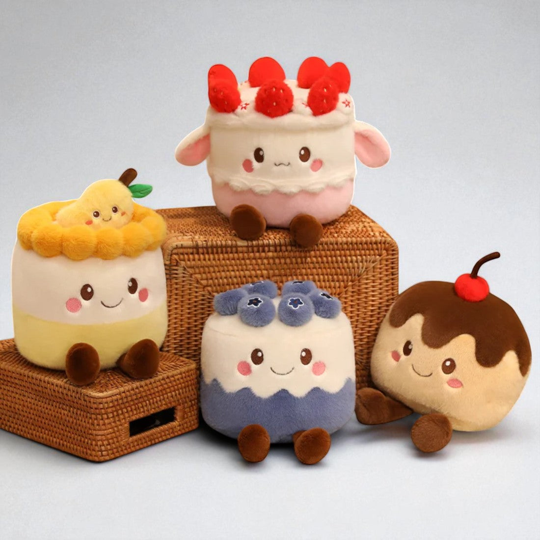 Peluche kawaii gâteau gourmand