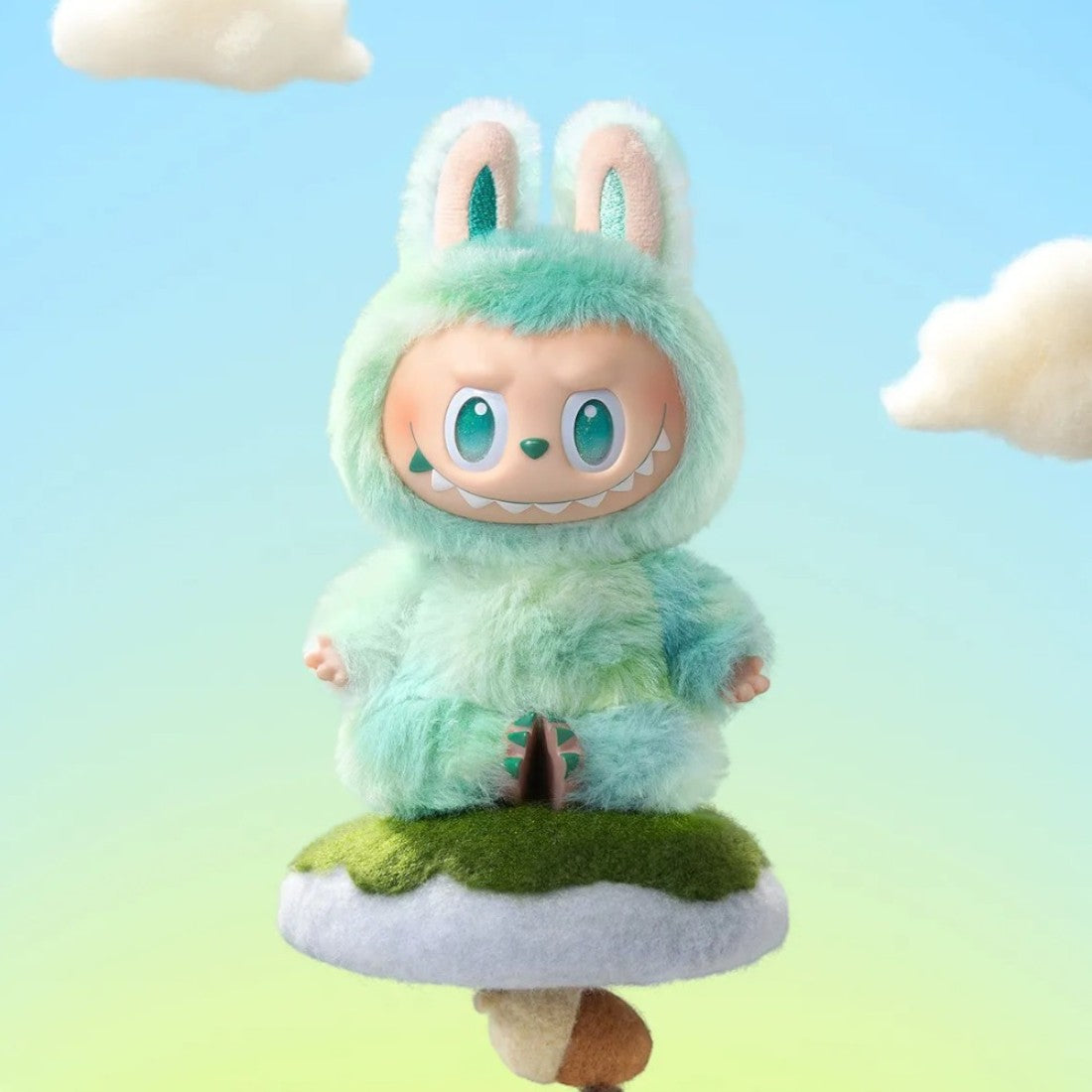Blind box peluche type Labubu arc-en-ciel (non officiel)