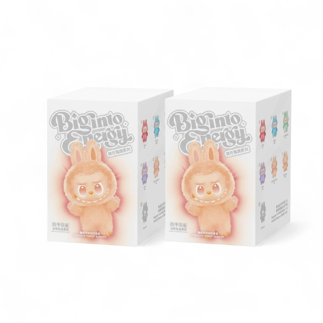 Blind box peluche type Labubu arc-en-ciel (non officiel)