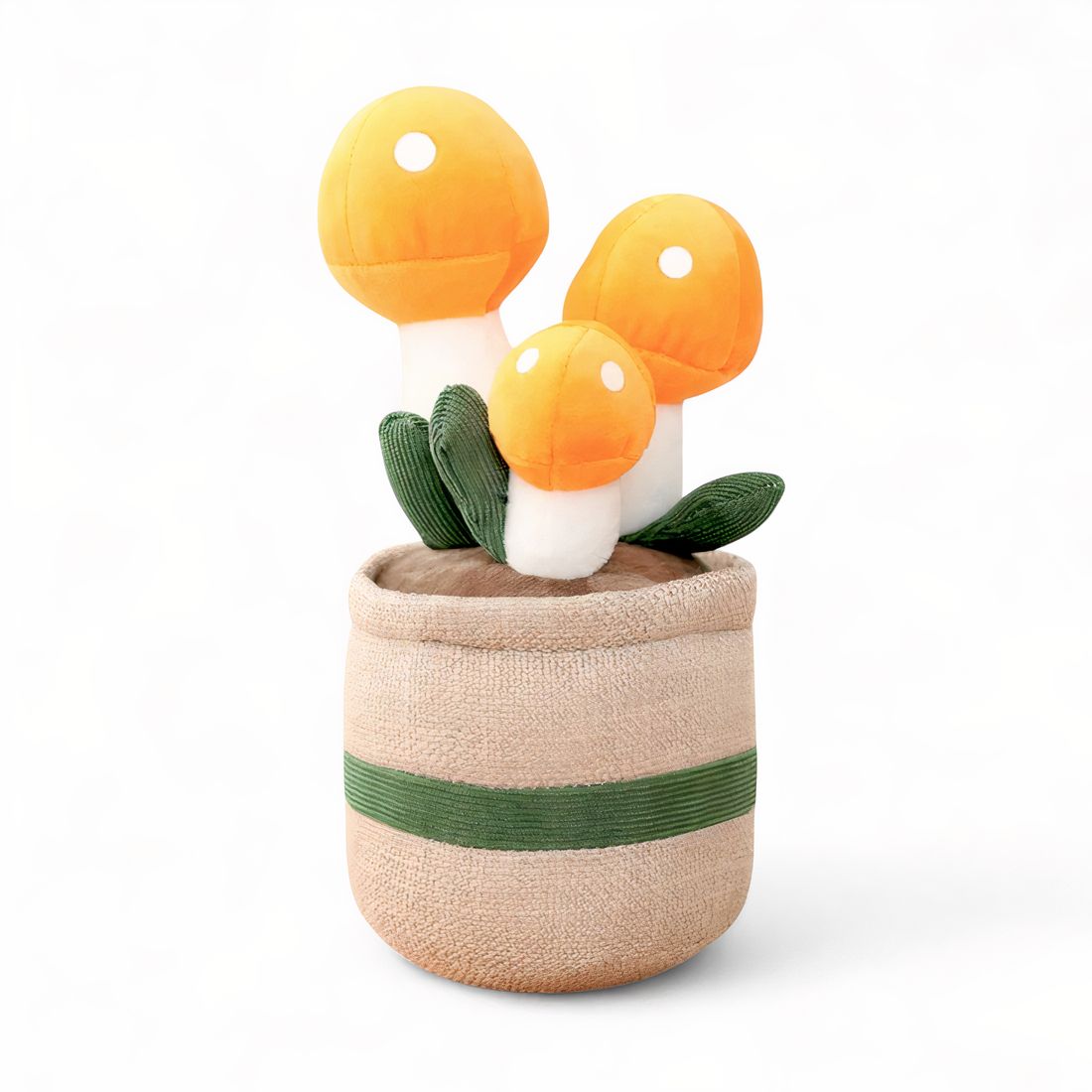 Peluche plante kawaii champignon décoratif doux