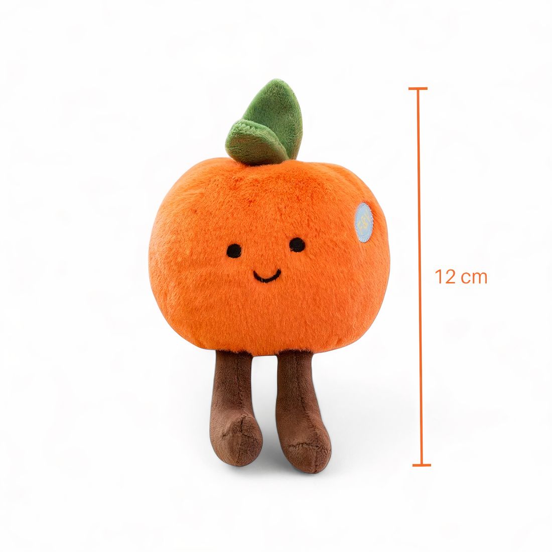 Peluche fruit kawaii orange malicieuse
