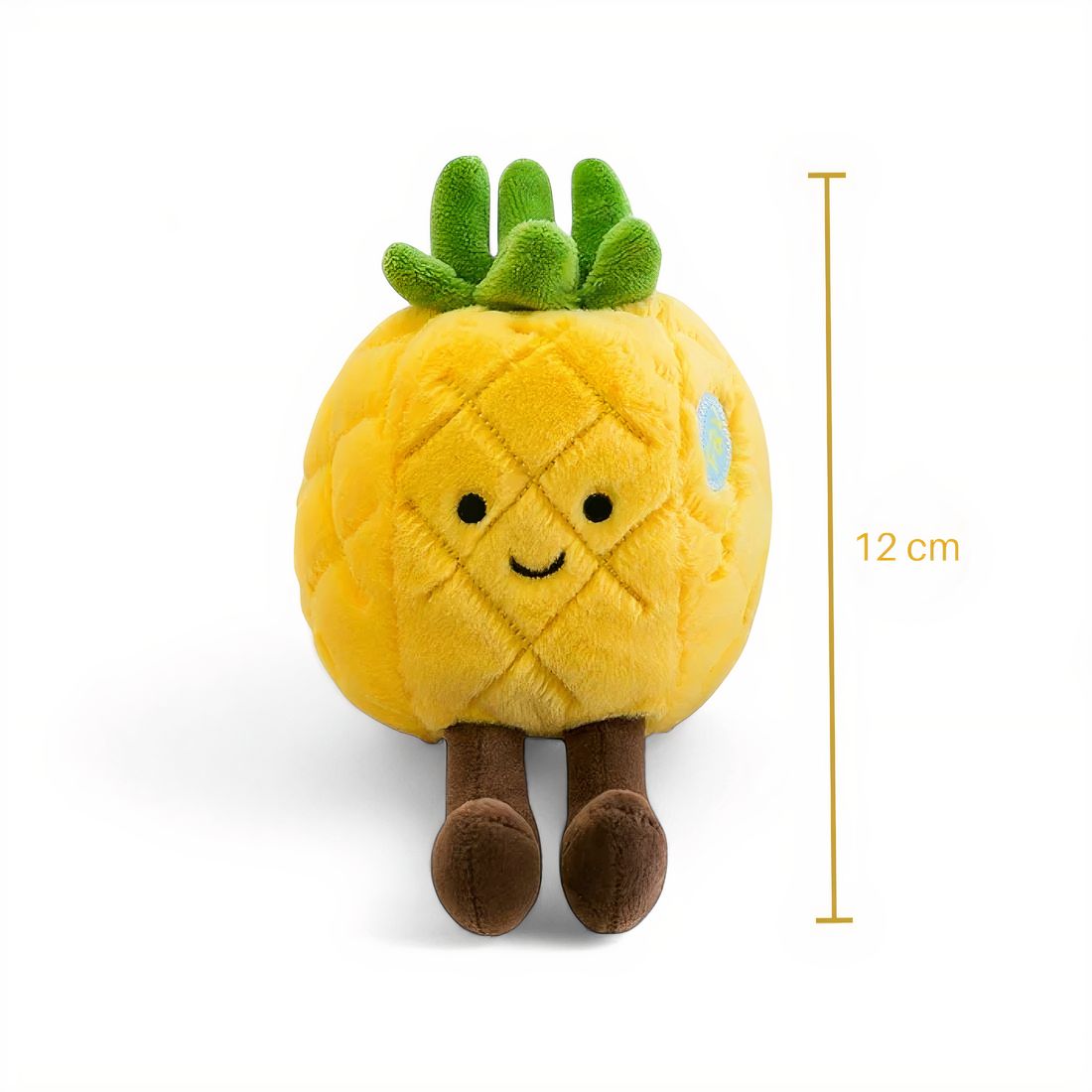 Peluche fruit kawaii ananas pétillant