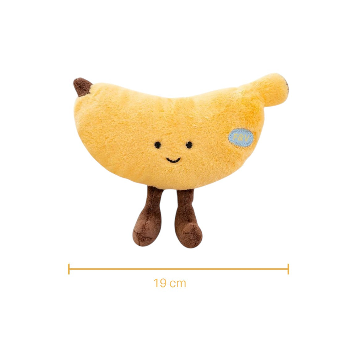 Peluche fruit kawaii banane joviale