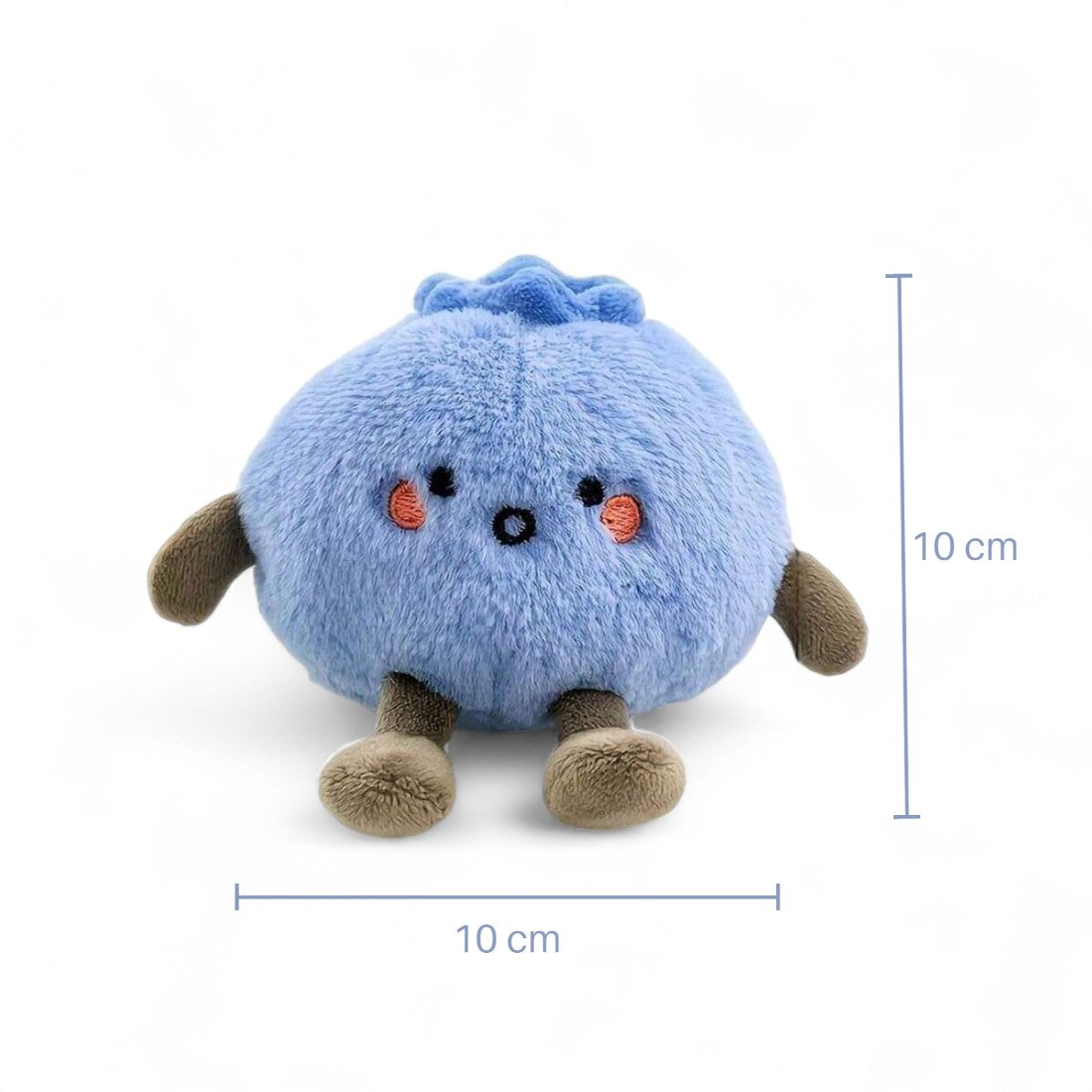 Peluche fruit kawaii myrtille attendrissante