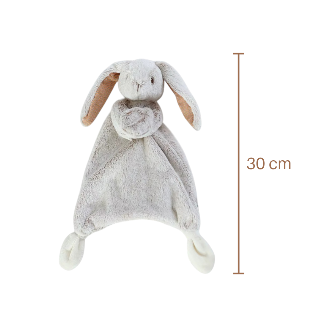 Peluche doudou lapin blanc tout doux pour bébé
