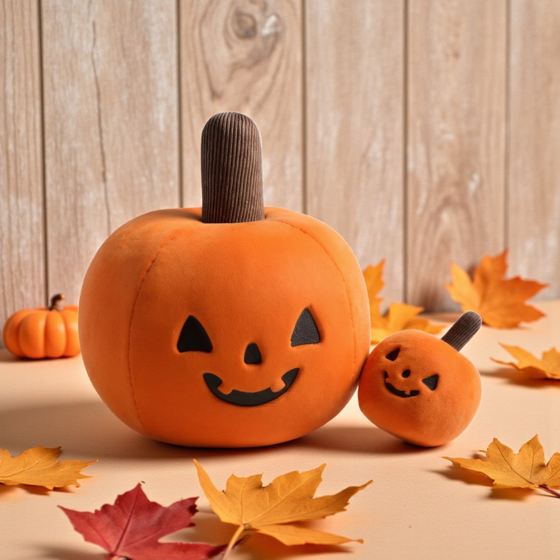 Peluche Halloween citrouille moelleuse