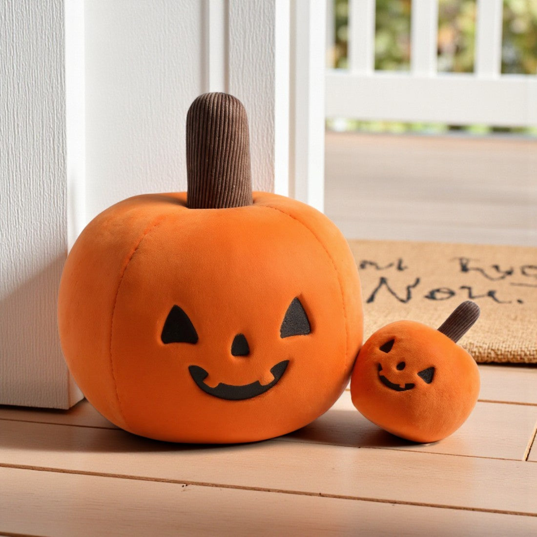 Peluche Halloween citrouille moelleuse