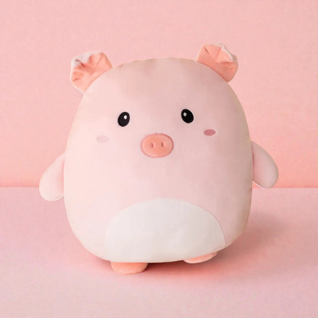 Peluche cochon rond mignon