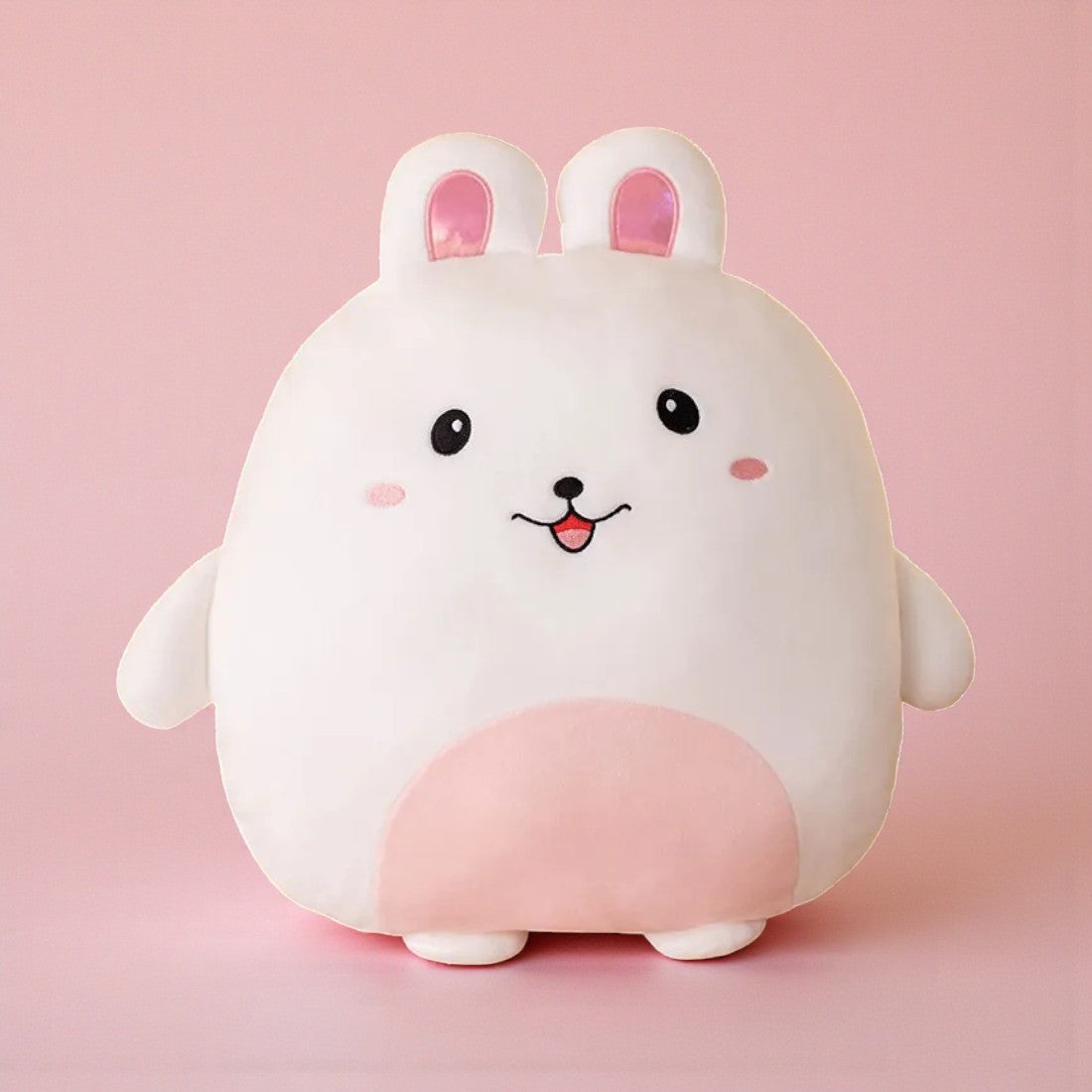 Peluche lapin rond tout doux