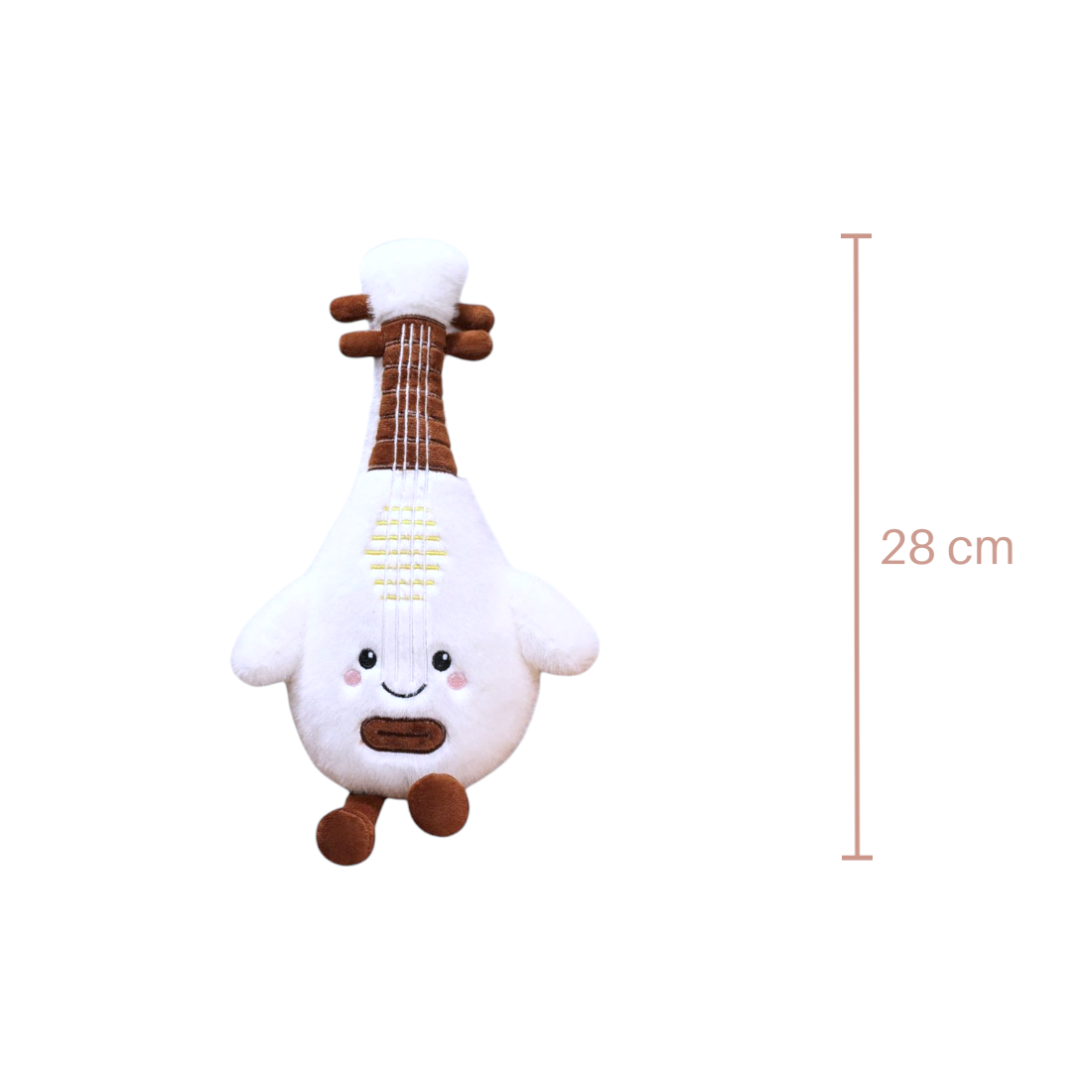 Peluche instrument kawaii luth moelleuse