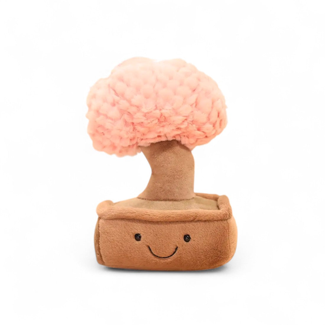 Peluche plante kawaii bonzaï sourire tendre