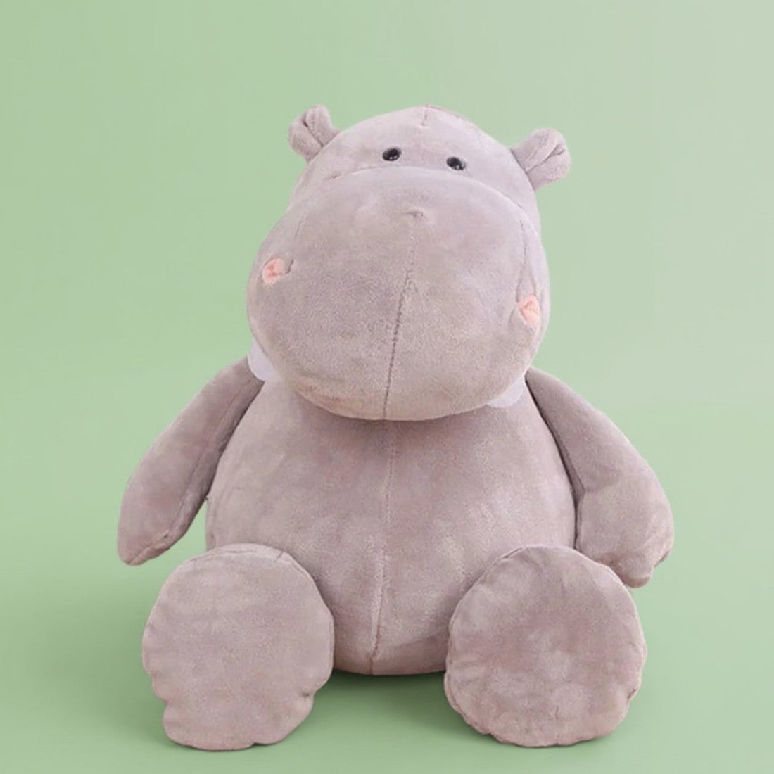 Hippopotame en peluche moelleux