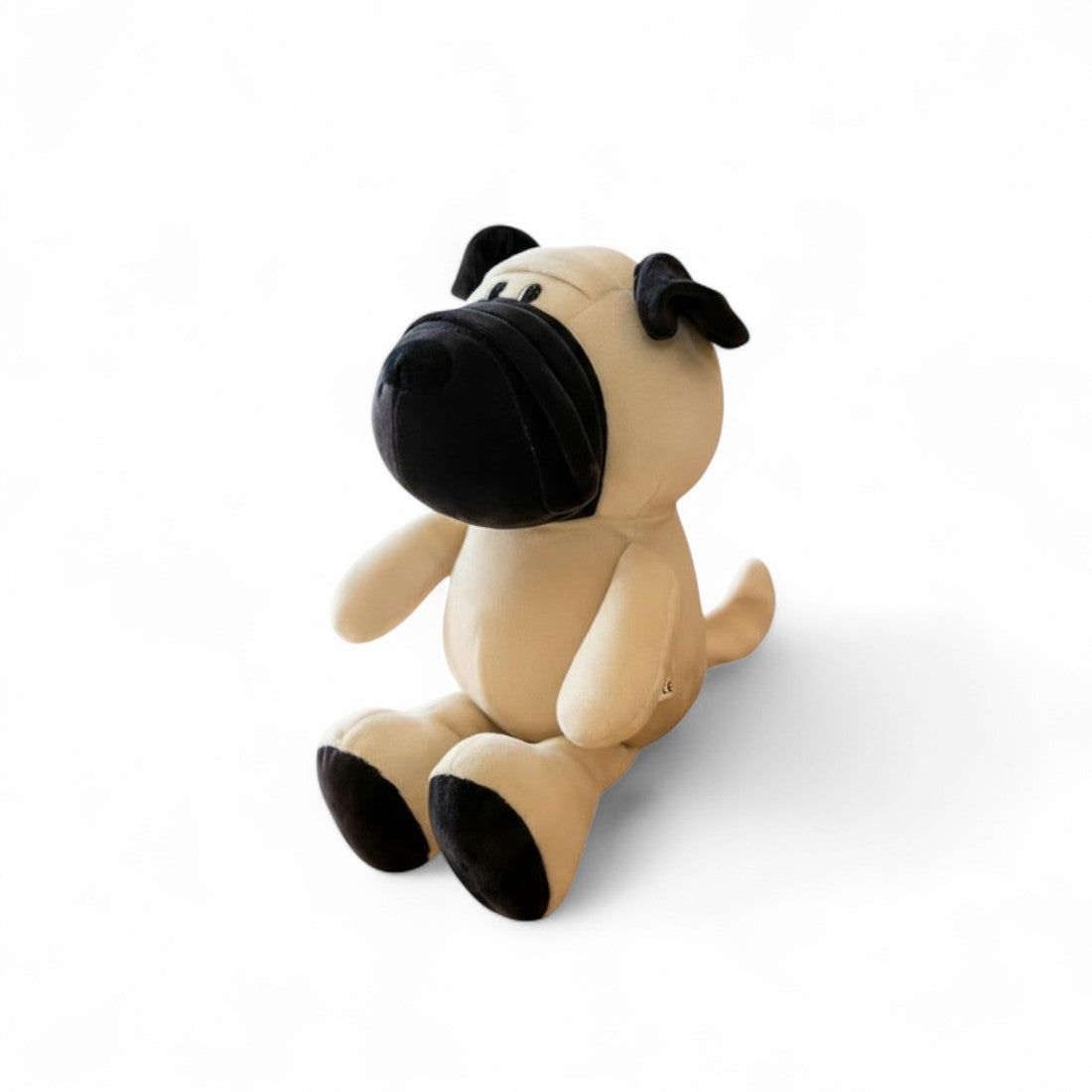 Peluche chien petit bulldog